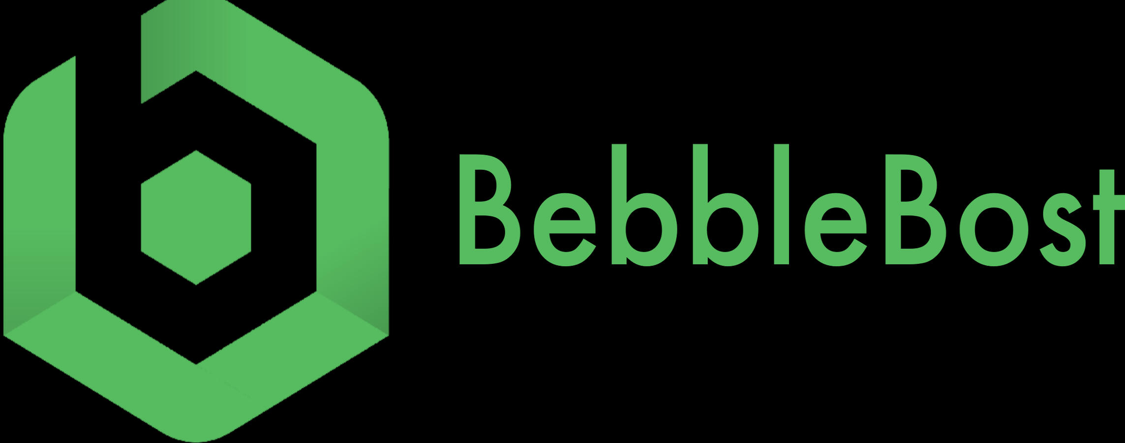 A modified image of the PebbleHost logo saying "BebbleBost"